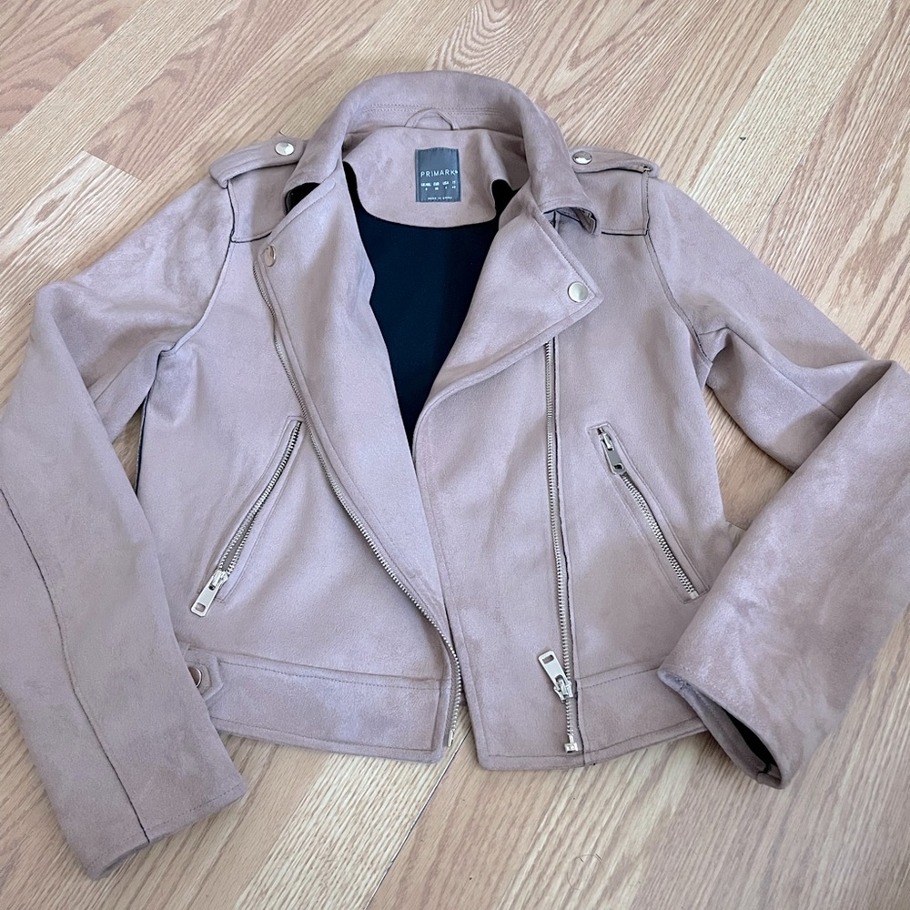 Primark biker suede jacket